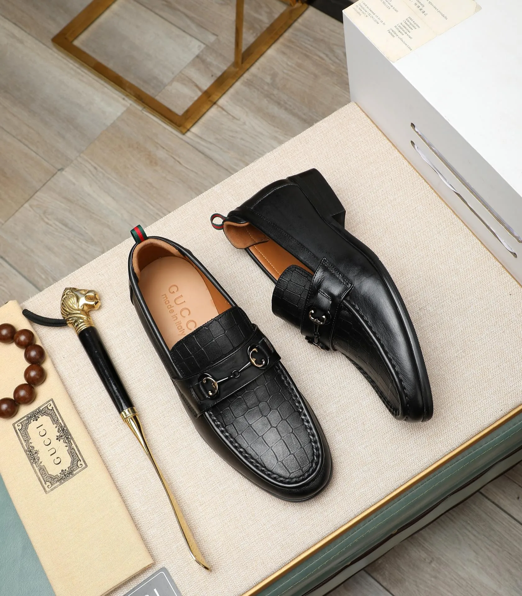 Men's shoes 💰500 📛📛Original (water-dyed cow lining) GUCCI official website formal shoes 🌀 Italian 🇮🇹 imported cowhide ➕ top imported water-dyed cowhide lining 💋 fine handmade original bottom, the real thing looks better when photographed in person Standard size 38-44